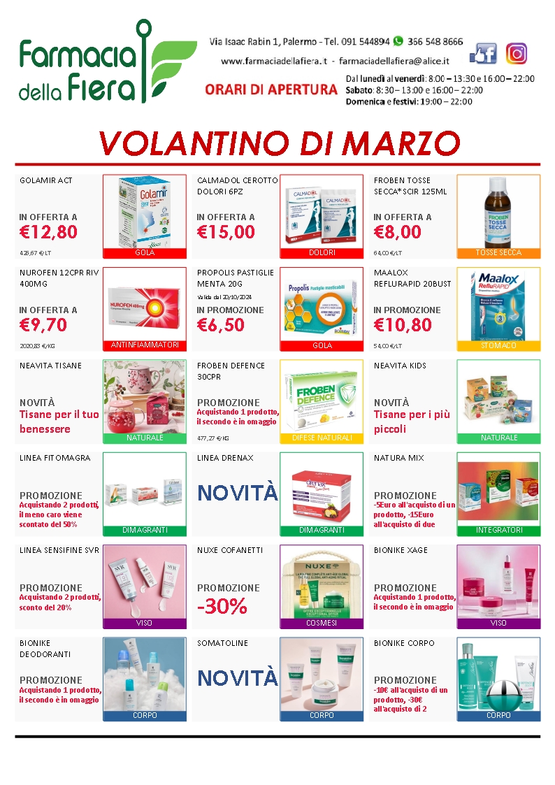 Foto LE OFFERTE DI MARZO